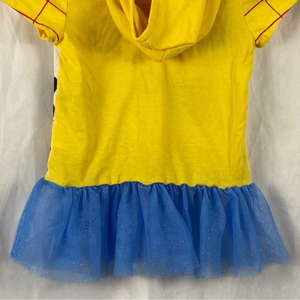 Disney Pixar Toy Story 6/6X Girl Yellow and Blue Sheriff Dress Costume - Picture 14 of 16
